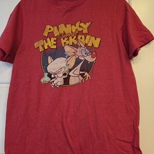 Pinky and the Brain Red T-Shirt